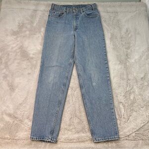 Vintage Levis 532 Jeans Mens 33x32 Slim Fit Tapered Leg Light Wash 90s Pants